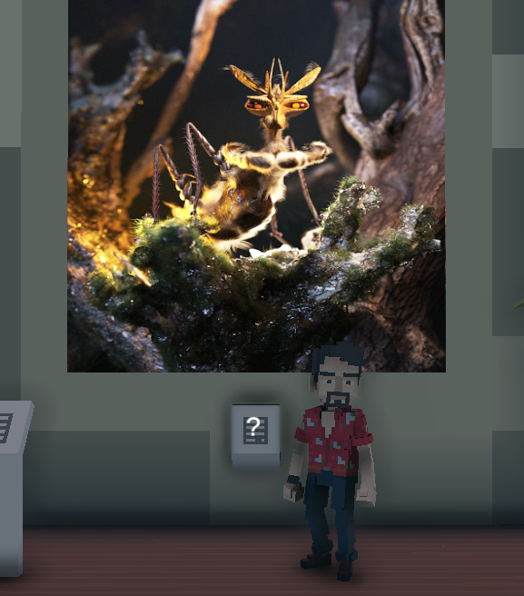 popwicklover23's tweet photo. @TheSandboxGame @MOCDA_ I just participated in the #TheSandbox weekly contest for a chance to win 200 mSAND! Here is my favorite piece from the ‘Impossible Worlds’ exhibition, check out my screenshot below!
👇 https://t.co/4ORFCF2FWw