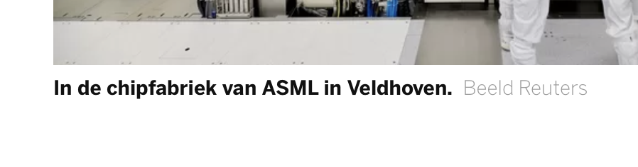 Maikel22's tweet photo. @leenvervaeke @huibmodderkolk @volkskrant "chipfabriek van ASML"? ASML maakt geen chips, dus heeft ook geen chipfabrieken. Ze maken alleen de machines. https://t.co/LU5jQGsqMM