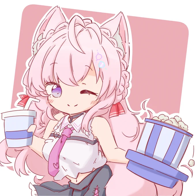 助手くん映画みよっ  予約投稿って成功するのかな…。  #こよりすけっち
