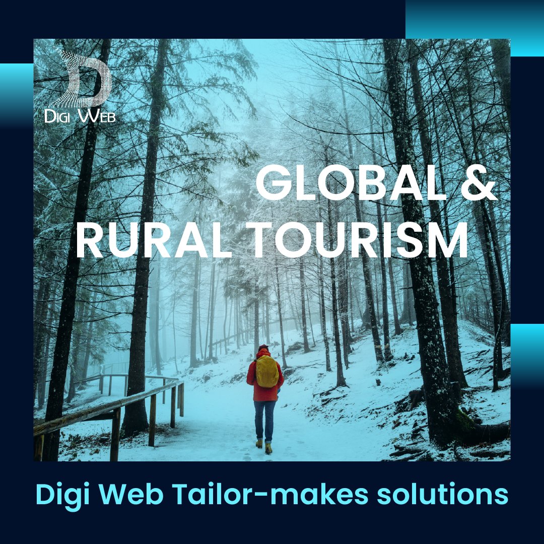DigiWebllc's tweet image. Digi Web helps Global &amp;amp; Rural #Tourism by:

1️⃣ Enhancing their domestic image. 
2️⃣ Unlocking the sector&apos;s #economic #potential for global exposure and clientele 

👍Stay tuned to our digital channels to know more 
👍Email us at info@digiweb.me to get a One-To-One meeting.