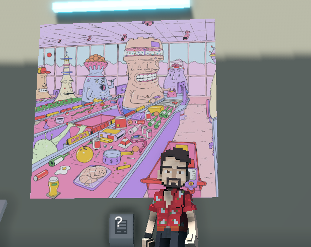 popwicklover24's tweet photo. @TheSandboxGame @MOCDA_ I just participated in the #TheSandbox weekly contest for a chance to win 200 mSAND! Here is my favorite piece from the ‘Impossible Worlds’ exhibition, check out my screenshot below!
👇 https://t.co/M6WEwxryhl