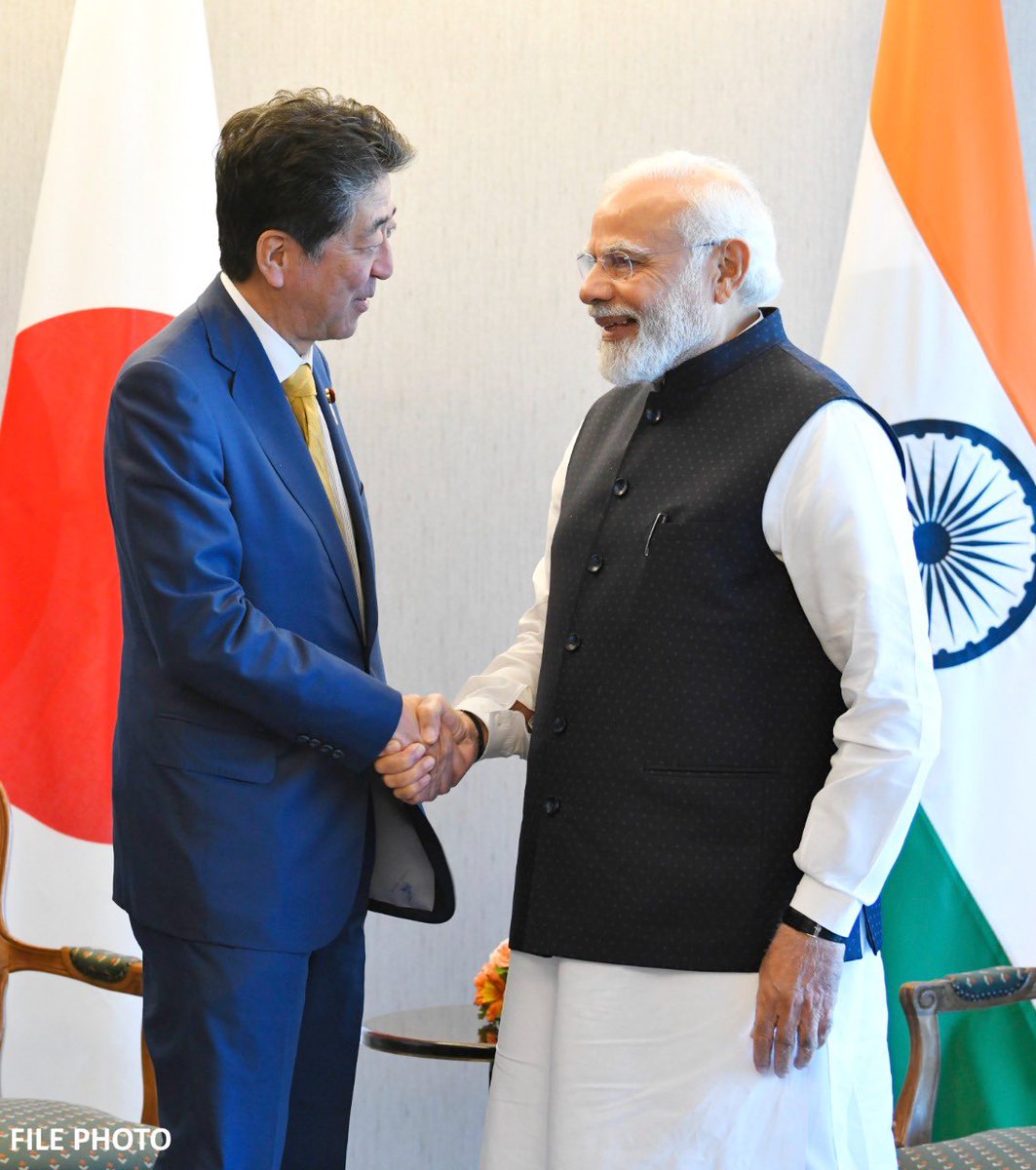 Sharing a picture from my most recent meeting with my dear friend, Shinzo Abe in Tokyo. Always passionate about strengthening India-Japan ties, he had just taken over as the Chairman of the Japan-India Association.