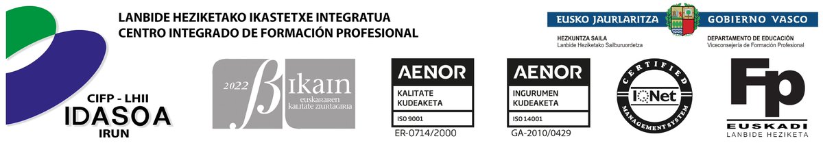 Egun hauetan <a href="/Gob_eus/">Eusko Jaurlaritza - Gobierno Vasco</a>-en Zilarrezko #BIKAIN ziurtagiria lortu dugu.

🥈Zigilu honekin gure erakundearen euskararen presentzia, erabilera eta kudeaketa normalizatzen duela egiaztatzen du. <a href="/FPeuskadi/">FPeuskadi</a>-n ere euskarak bere tokia du.  

🗓️Ziurtagiri ofiziala abenduan jasoko dugu.