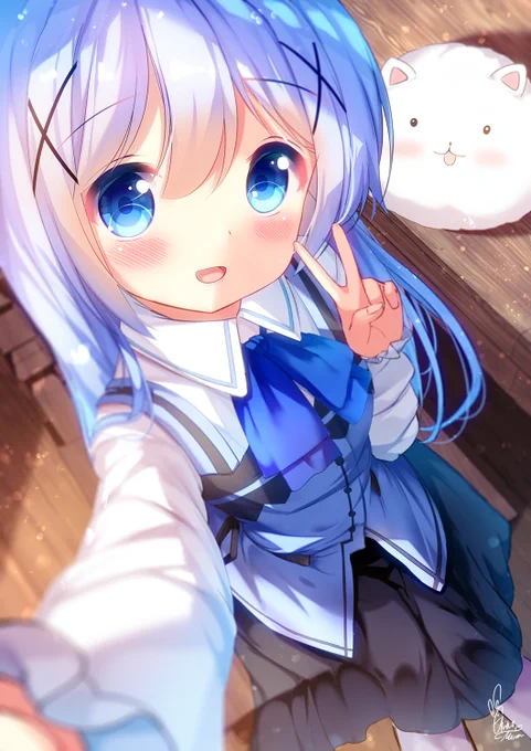 #7月になったのでフォロワーさんに自己紹介しようぜ 
チノちゃんが好きすぎる人です。
最近はいろんなかわいい服着させてます!! 