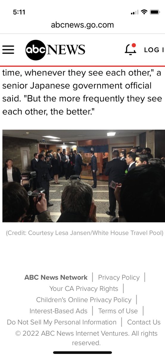 I covered many world leaders as a White House producer, but always looked forward to my trips to Japan. I was shocked to hear of Abe’s assassination this morning. Tragic. Here is one memory of the former Japanese PM when I took a photo of them at a sushi restaurant.