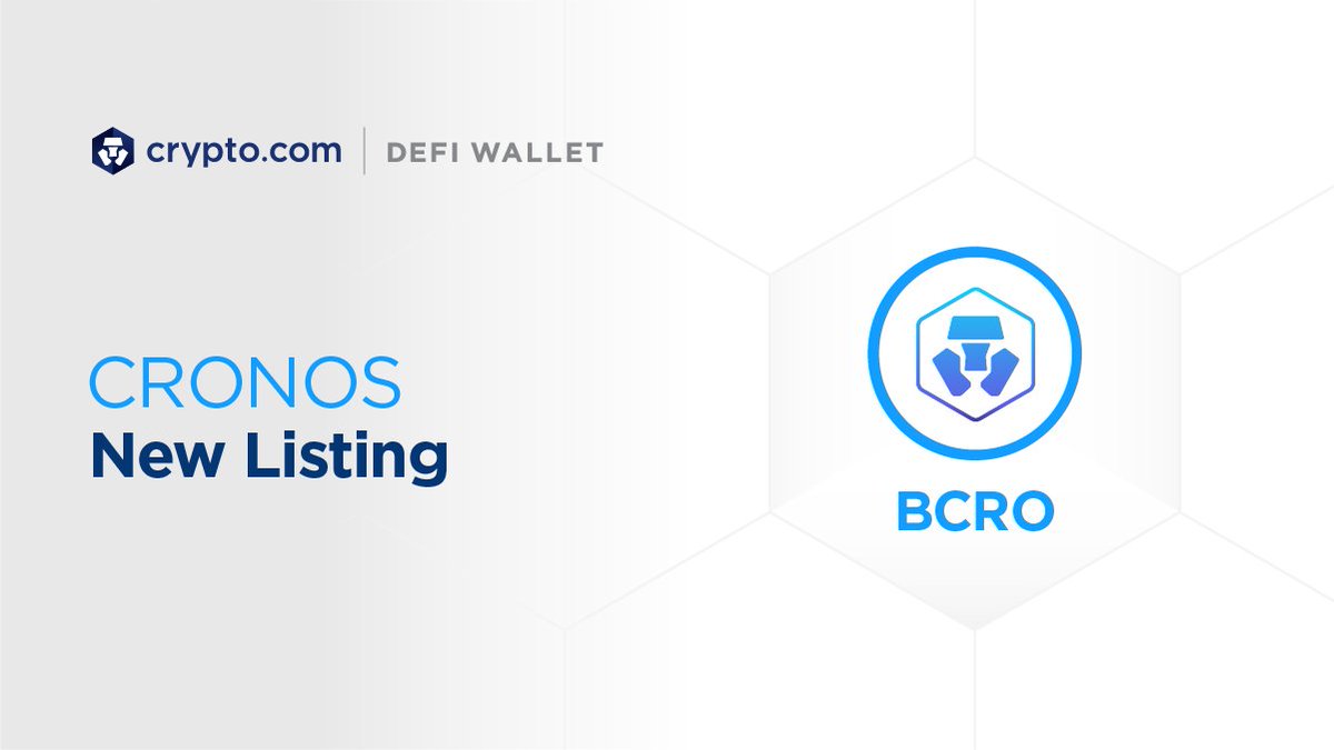 cryptocom's tweet photo. New Cronos Tokens

✅ Bonded Cronos $BCRO https://t.co/nDtU84pvn3