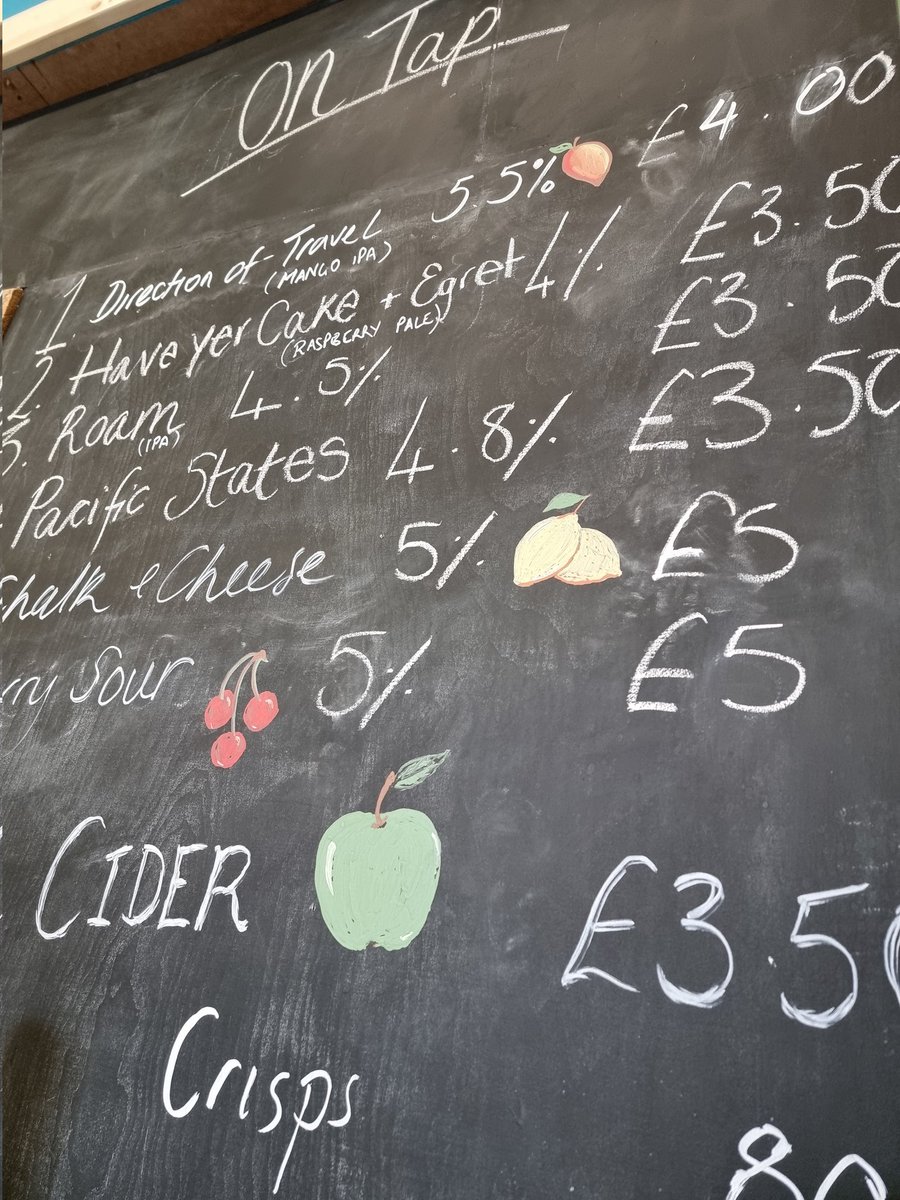 🌞Tonight's Refreshment🌞

🥭 🍋 🍎 🍒

Warm weekends call for IPAs, fruit, cider, and gin. Possibly in that order 🍺 🍸

Open both today, and tomorrow from 2pm; it's important to stay hydrated during summertime 😍

Dog Friendly 🐕 

🆖️2️⃣

#realale #CraftBeer #taproom #Notts