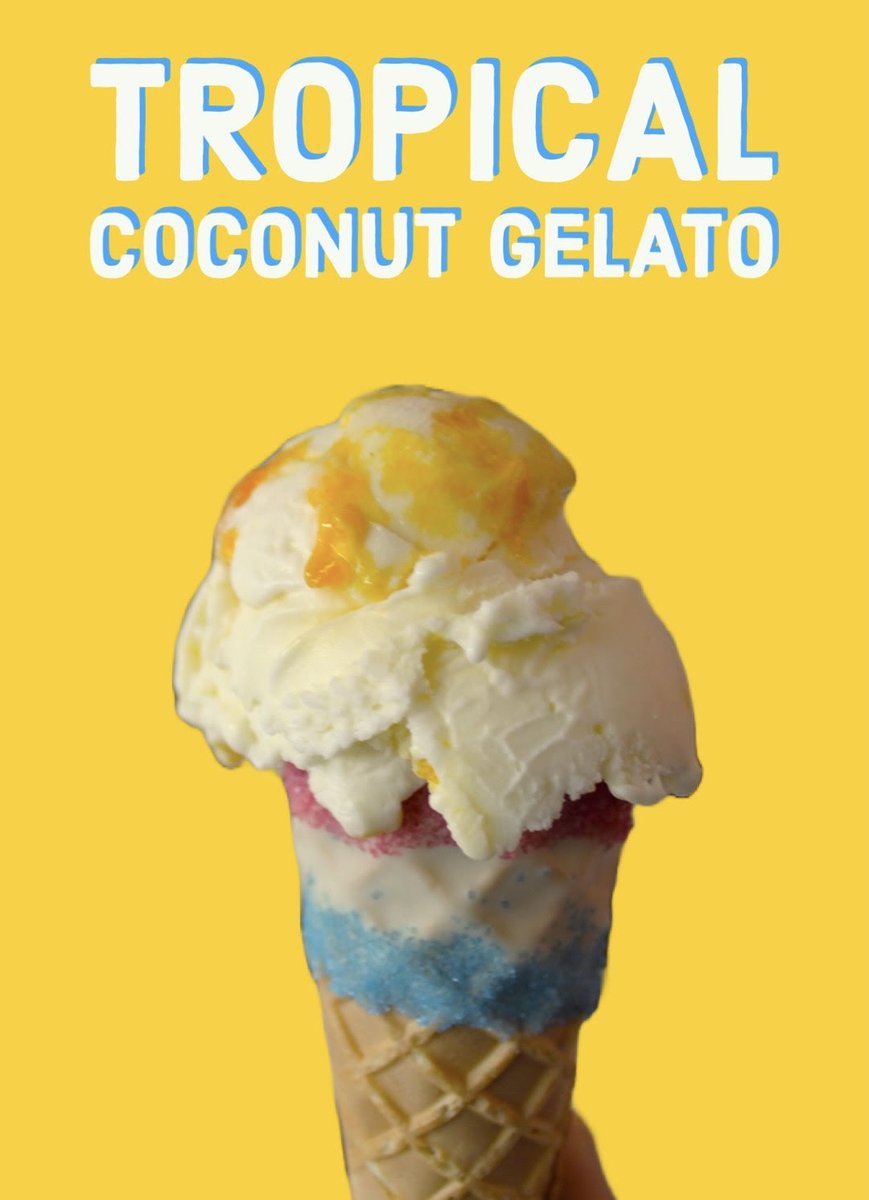 🤤 NEW! TROPICAL COCONUT GELATO🍦
'Tropical Coconut' gelato is our latest creation with a coconut base rippled with Pineapple and Mango 😍☀️
It's absolutely DE-LIC-IOUS-!!! ...but don't just take our word for it🌻😎
Let us know what you think😁

#gelato #icecream #spring #halton