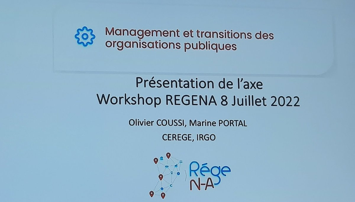 oumaima_omari's tweet image. En direct de la présentation des axes de recherche du réseau #RegeNa #cerege #lirem #irgo
