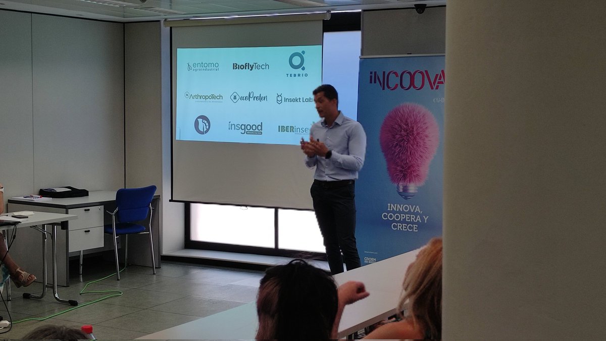 incoova's tweet photo. Turno de #PlanetB con su proyecto de
#CTNI destinado a ofrecer a las empresas las mejores fórmulas nutritivas basadas en proteínas de insectos
#INCOOVAte programa de @croemurcia + @infoRMurcia https://t.co/xLDjYy1PIi