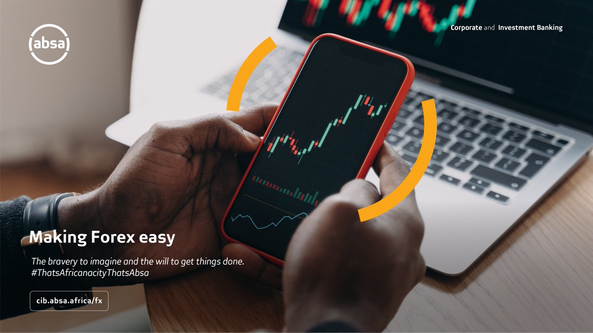 AbsaUganda's tweet photo. When trading in forex, you need relevant local insights, world-class execution and hedging expertise. You need a leading foreign exchange expert with global reach and a strong African footprint. The bravery to imagine and the will to get things done. #ThatsAfricanacity #ThatsAbsa https://t.co/I3u7fiOUdQ