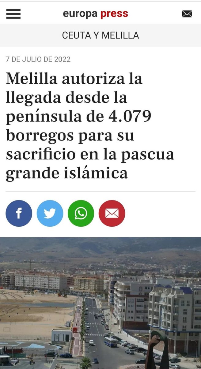 Y luego nos preguntaremos por qué hemos perdido Ceuta y Melilla.
