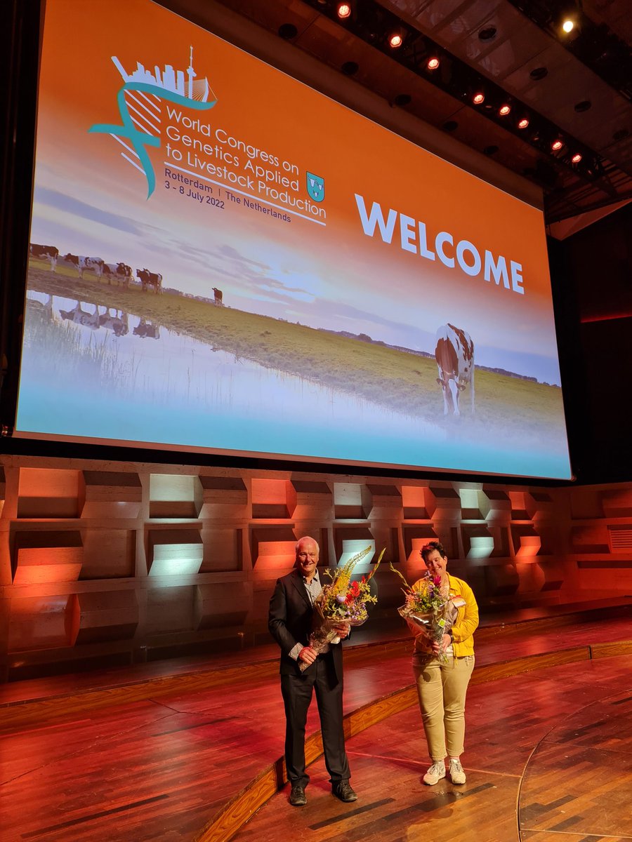 Yvette de Haas (@yvette_dehaas) on Twitter photo Slowly the conference is coming to a close (still lot of interesting sessions today!!). This morning after the plenary, <a href="/rfveerkamp/">Roel Veerkamp</a> and myself were thanked for hosting <a href="/wcgalp2022/">WCGALP2022</a> 💐 it has been quite a journey, but I've enjoyed every step of it. See you at the party 💃 Slowly the conference is coming to a close (still lot of interesting sessions today!!). This morning after the plenary, <a href="/rfveerkamp/">Roel Veerkamp</a> and myself were thanked for hosting <a href="/wcgalp2022/">WCGALP2022</a> 💐 it has been quite a journey, but I've enjoyed every step of it. See you at the party 💃