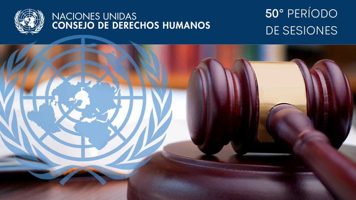 UN_HRC's tweet photo. #HRC50 | Se APROBÓ sin votación el proyecto de resolución A/HRC/50/L.20 sobre los derechos a la libertad de reunión pacífica y de asociación. https://t.co/skEariHw9U