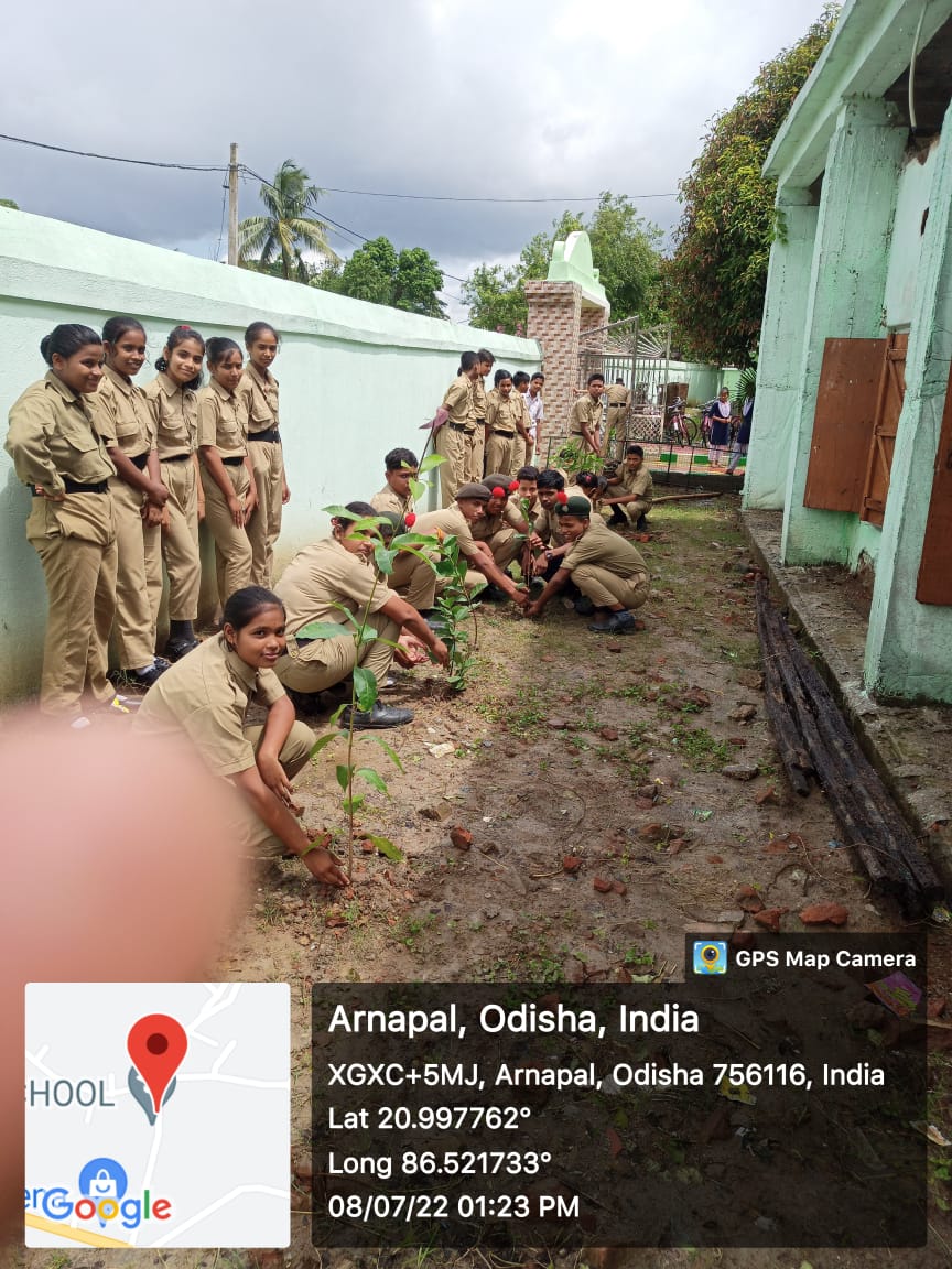 OdishaSeven's tweet photo. #NationalCadetCorps 
#SaveTheTree 
#SaveTheNature

Plantation carried out by Cdts &amp; ANO of  Okara High School/ 7(O) Bn NCC Bhadrak at the School premises.

@kalinga_sagar 
@utkalpride 
@OdishaSeven 
@SinghKsanta https://t.co/ehXSQV6lHO