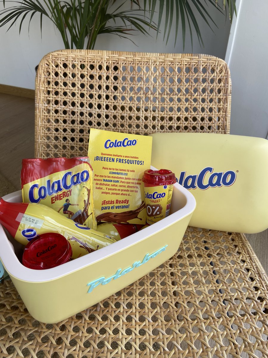colacao's tweet photo. ¡Sorteo nevera PolarBox de ColaCao!☀️

Cita este tweet y sigue a @colacao para participar.

suerte ;) https://t.co/xeKEraEb61