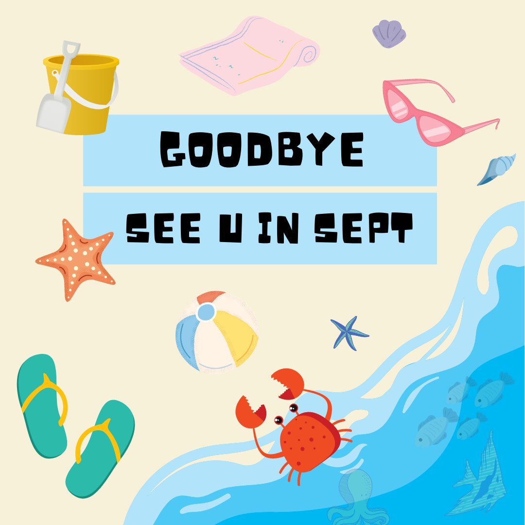 🌞We at the LRC wish you a wonderful summer holiday🌞.🏢The sites will be closed from midday today but we will be open for queries via email &amp; social media until next week. So, please don't hesitate to contact us.📧.⛱️We hope you get some time to relax😌. See you in September.✨