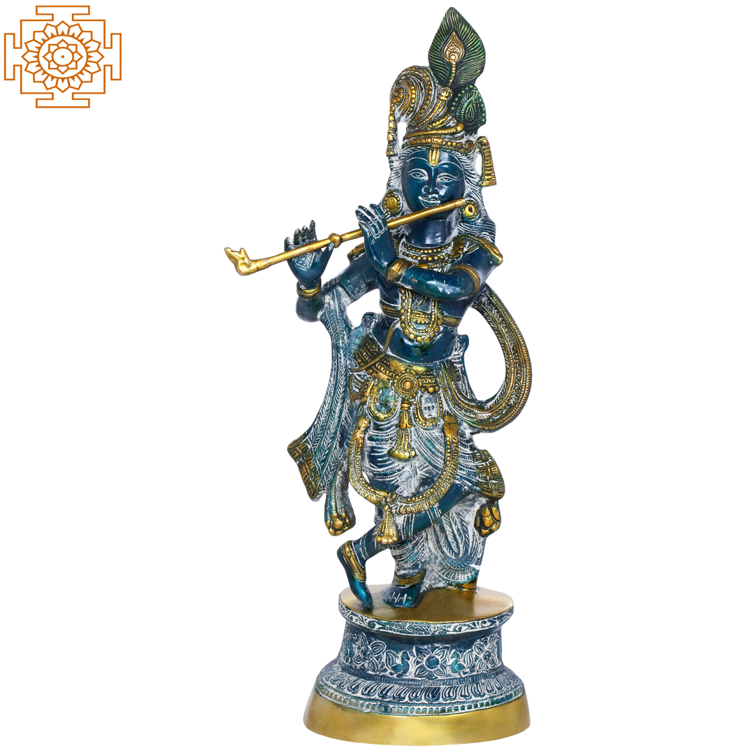 exoticindiaart's tweet image. Lord Krishna Brass Statue Playing Flute
Visit: exoticindiaart.com/product/sculpt…
SHIPS IN 1-3 DAYS
ITEM CODE:ZCJ40
SPECIFICATIONS:
BRASS STATUE
24.3 INCH HEIGHT X 11.3 INCH WIDTH X 5 INCH DEPTH
8 KG
#hindugod #brassstatue #krishnastatue #lordkrishna #krishnabrassstatue #flutingkrishna