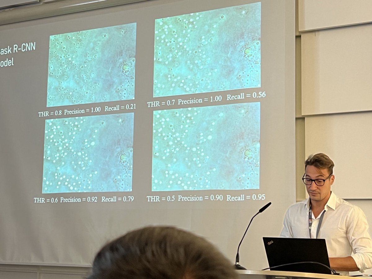 ⁦<a href="/SmnFranceschini/">Simone Franceschini</a>⁩ have another great talk ⁦<a href="/ICRS_2022/">ICRS 2022 - 15. International Coral Reef Symposium</a>⁩ this week showing that this week how his new deep learning model can find and measure #reefhalos in satellite imagery in a fraction of the time it takes a human. #ICRS2022