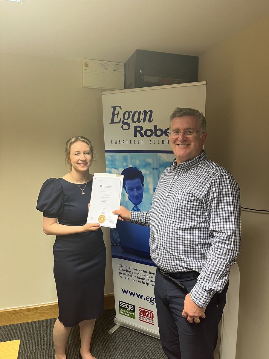 Congratulations Bethany on completing your Level 3 AAT qualification!