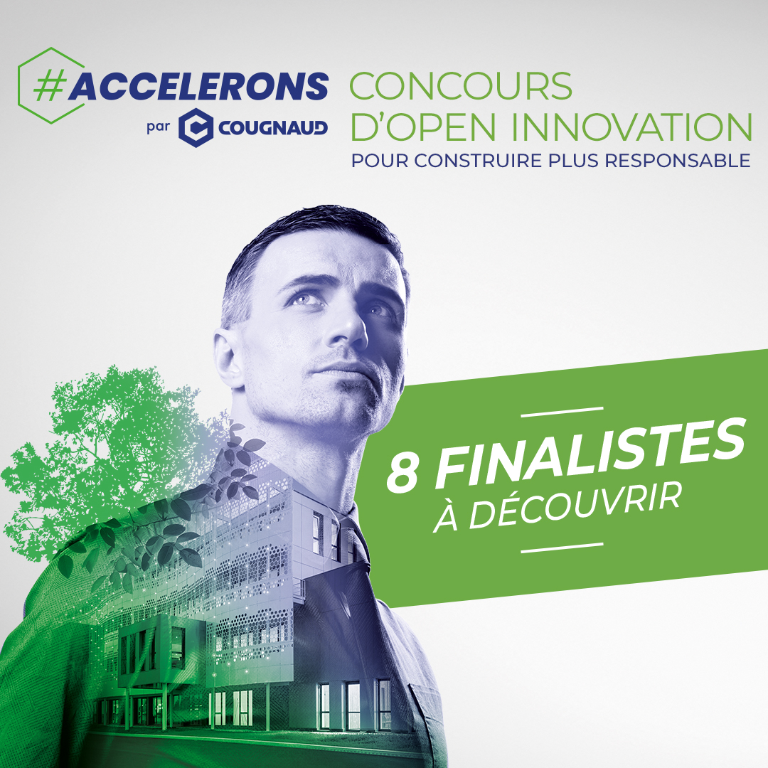 CougnaudGroupe's tweet photo. Merci à tous les porteurs de projets pour votre engagement et votre participation.
Découvrez les 8 finalistes du concours d’open innovation #ACCELERONS par Cougnaud ici.
👉 https://t.co/O9o6jX9ai8 https://t.co/X4FSwnNETJ
