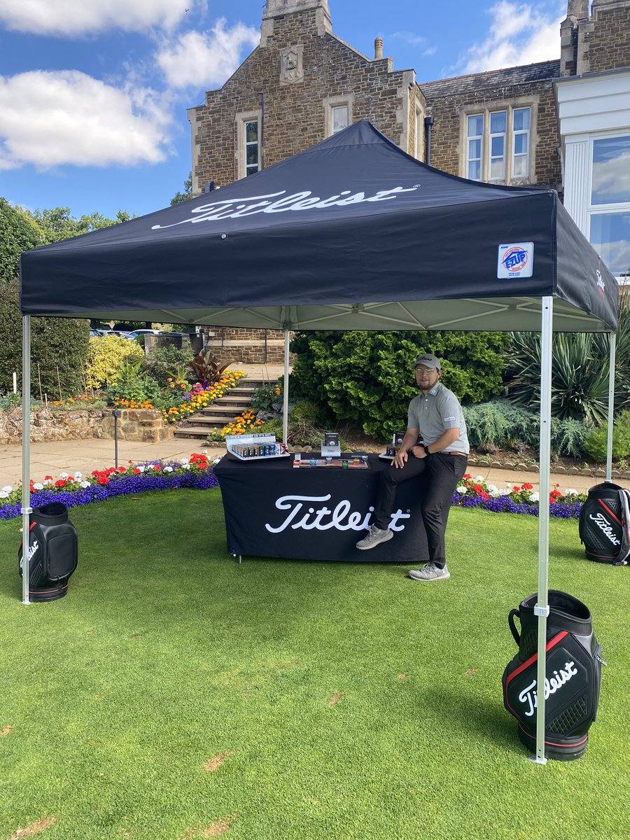 JOGGolf's tweet photo. @TitleistEurope Golf Ball Fitting &amp; Education underway on 1st Tee today https://t.co/kVyEjX6C29