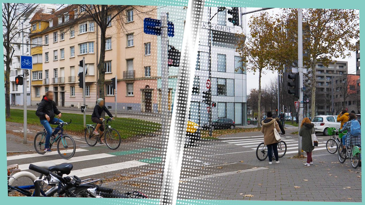 🚲🚦Deux carrefours situés à 150 m l'un de l'autre : 
- Au premier, 0% des cyclistes respectent le feu rouge
- Au second, 90% des cyclistes respectent le feu rouge
➡ Qu'est-ce que cela montre du respect des feux par les cyclistes ?  [1/4]