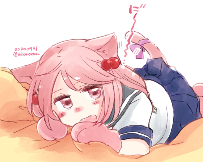 ねこを貼るといいと聞いて 手持ちのさざにゃみさんでよければ…🐈 