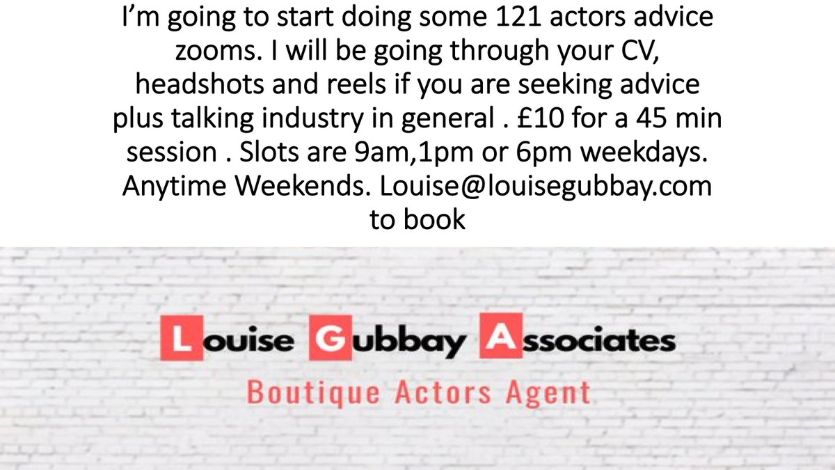 #ACTORS Something you might be interested in. With Louise <a href="/LGAAgency/">LGA Agency</a> 
⬇️⬇️⬇️⬇️⬇️⬇️⬇️⬇️⬇️⬇️⬇️⬇️⬇️⬇️⬇️
