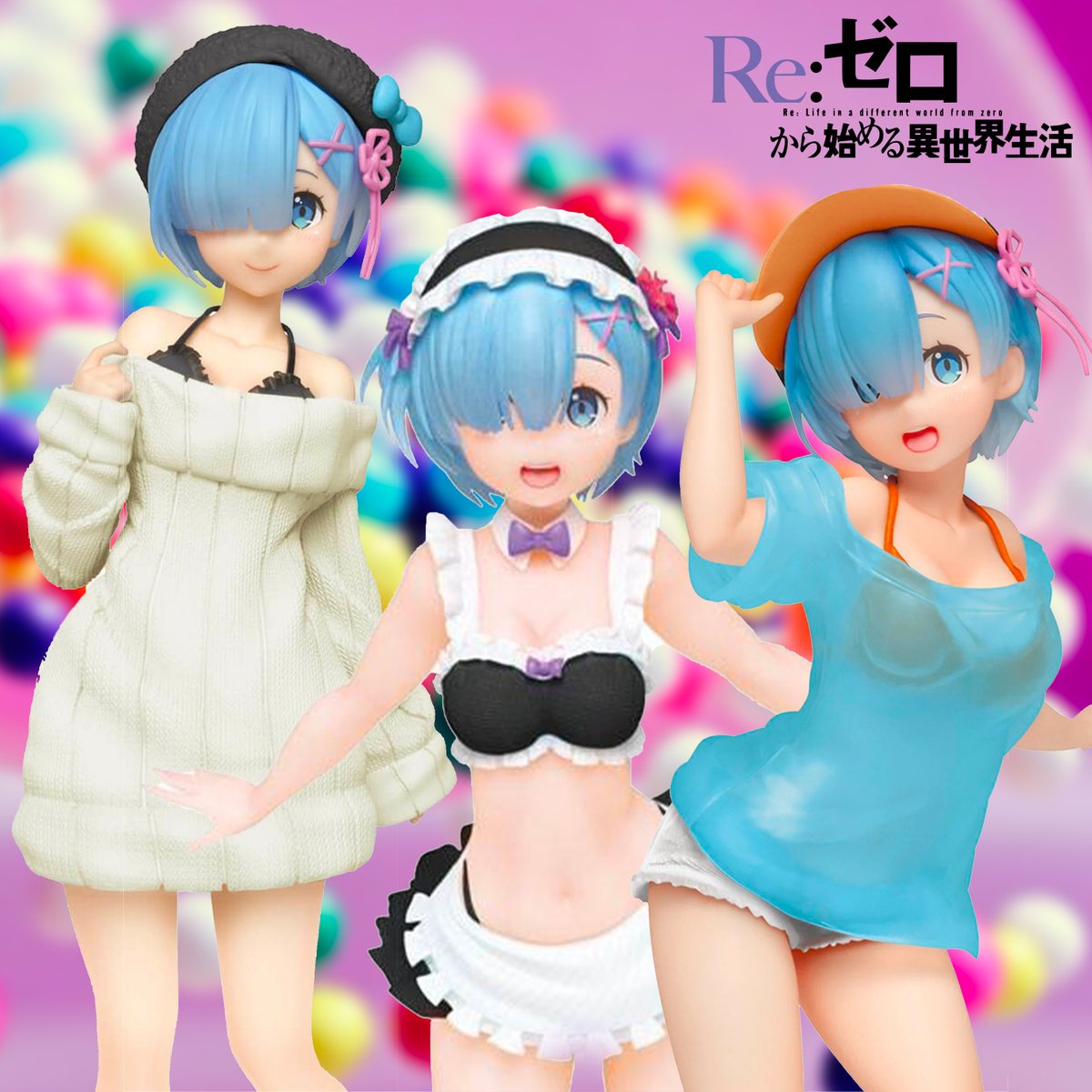 shinsekaifr's tweet photo. 💖#ReZero💖
Coucou les #shinies✨ !
On vous a mit ces 3 jolies petites figurines de #Rem de la gamme #PreciousFigure en ligne sur le site ! 😍 #KnitDress #MaidSwimwear #TshirtSwimsuit
🌐 https://t.co/KkrPT1yxmA
Laquelle des variations est votre préférée ? 😁 https://t.co/1EmsYQabrL