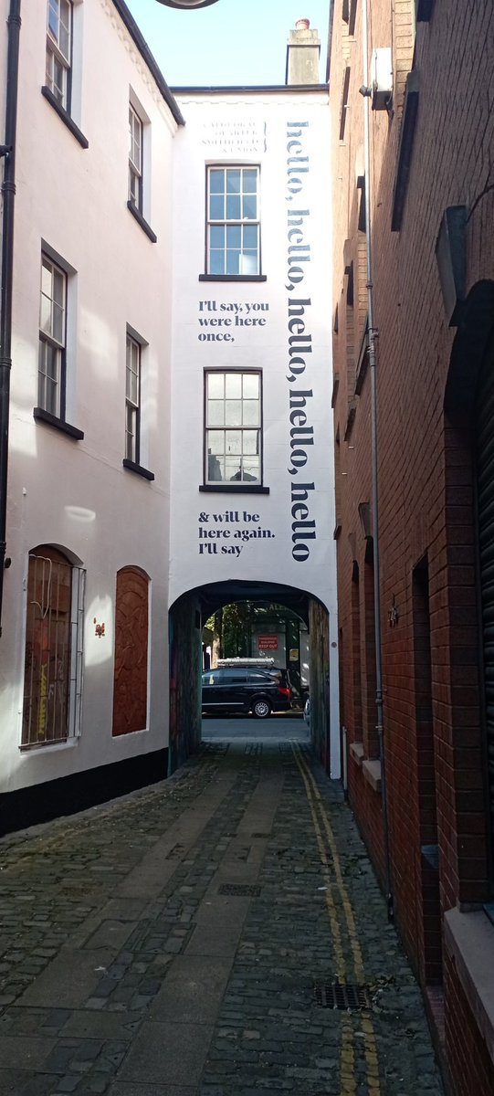 DestinationCQ's tweet photo. Poetry in exchange place...now let there be light(s)!!!!#CQBID https://t.co/3BHeN3aNeU