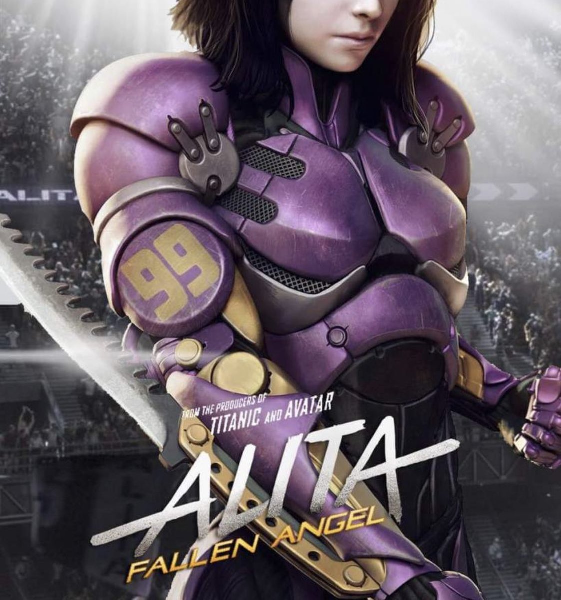 FilmGob's tweet photo. Disney wasted all that money on trash Marvel sequels when they could #GiveAlitaHerSequel 🤔 #AlitaArmy https://t.co/vDKC5k0AE0