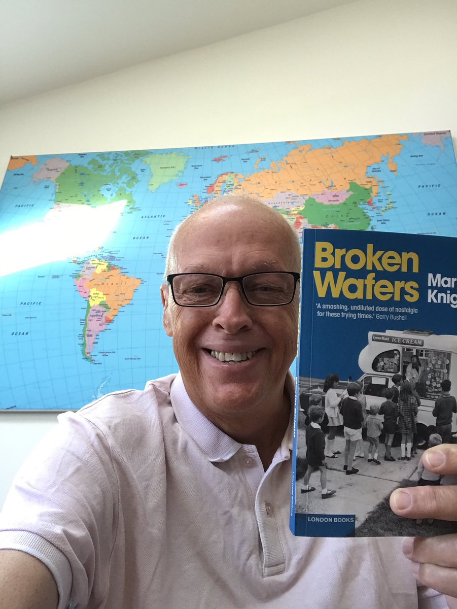 Our local author Martin Knight has written a fabulous nostalgic book tilted “Broken Wafers” , it captures superbly everything about our lives in the 60’s & 70’s from our schooldays to music and the fashions of the day. This book is a wonderful trip down memory lane @MartinKnight_