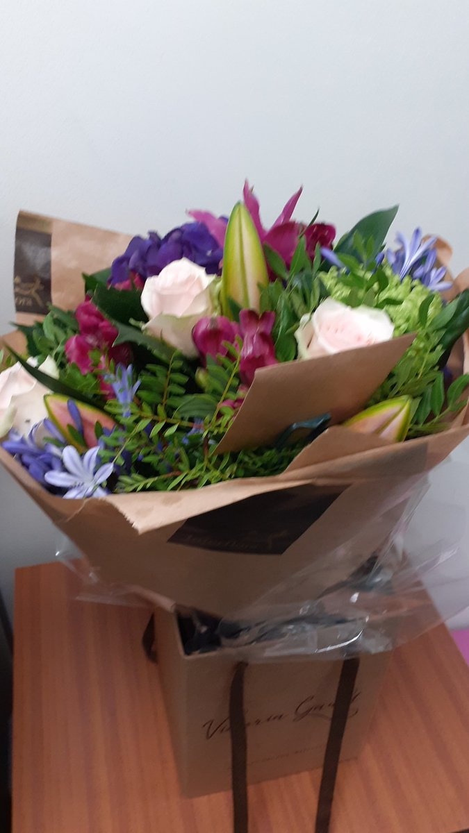 Delighted to be given beautiful flowers to mark 15 years working in <a href="/EdwardsandCo_/">Edwards Solicitors</a> and grateful for such lovely colleagues throughout those years!