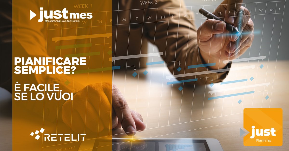 JustMes_Suite's tweet photo. Con just PLANNING puoi gestire in modo più efficiente tutte le risorse attraverso l’individuazione della disponibilità temporale dei vari componenti e della visibilità in real-time sui processi produttivi.
✉️ Per info scrivi a justmes@retelit.it https://t.co/kmCIWXZAr8