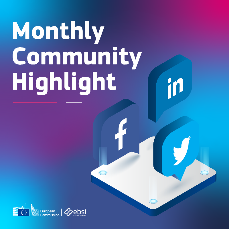 EU_EBSI's tweet photo. Two opinions that praise our work are July's #MonthlyCommunityHighlight. ☀️ Thank you
@fredericbaud and @larinyo for your messages! To those who follow us, please leave your comments and tweets so we can keep improving!
#EBSICommunity