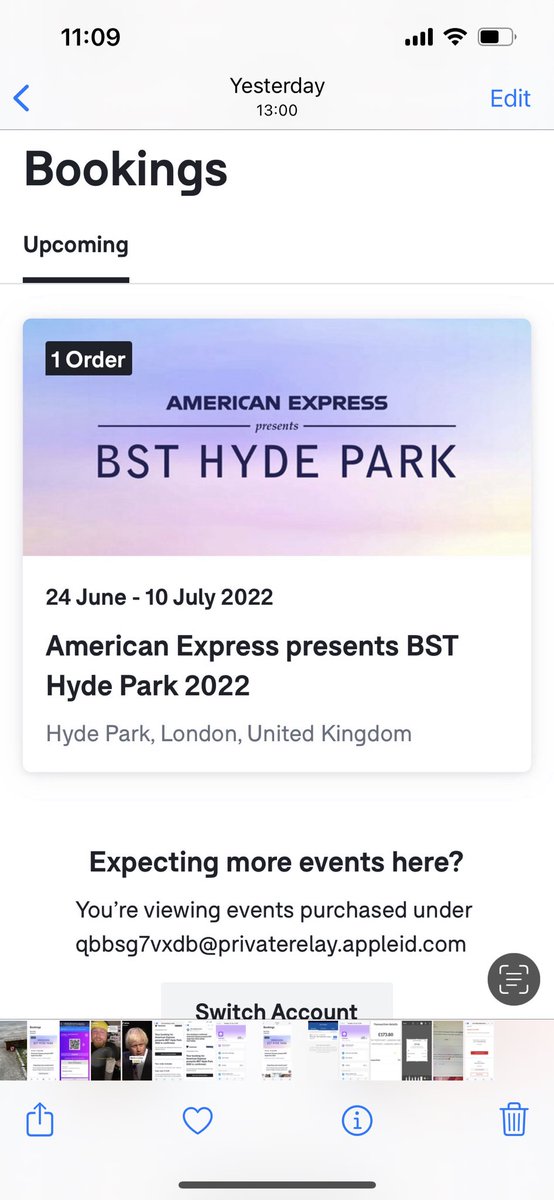fleurtini72's tweet photo. @Festicket @BSTHydePark @FesticketHelp This is the problem I have my bank charge screenshot but no trace of the confirmation or ticket for one order. My first order of 2 tickets have confirmation and they are in my BST app. I don’t know where the email address was generated from@as shown on the screenshot? https://t.co/BOGP5bbw1w