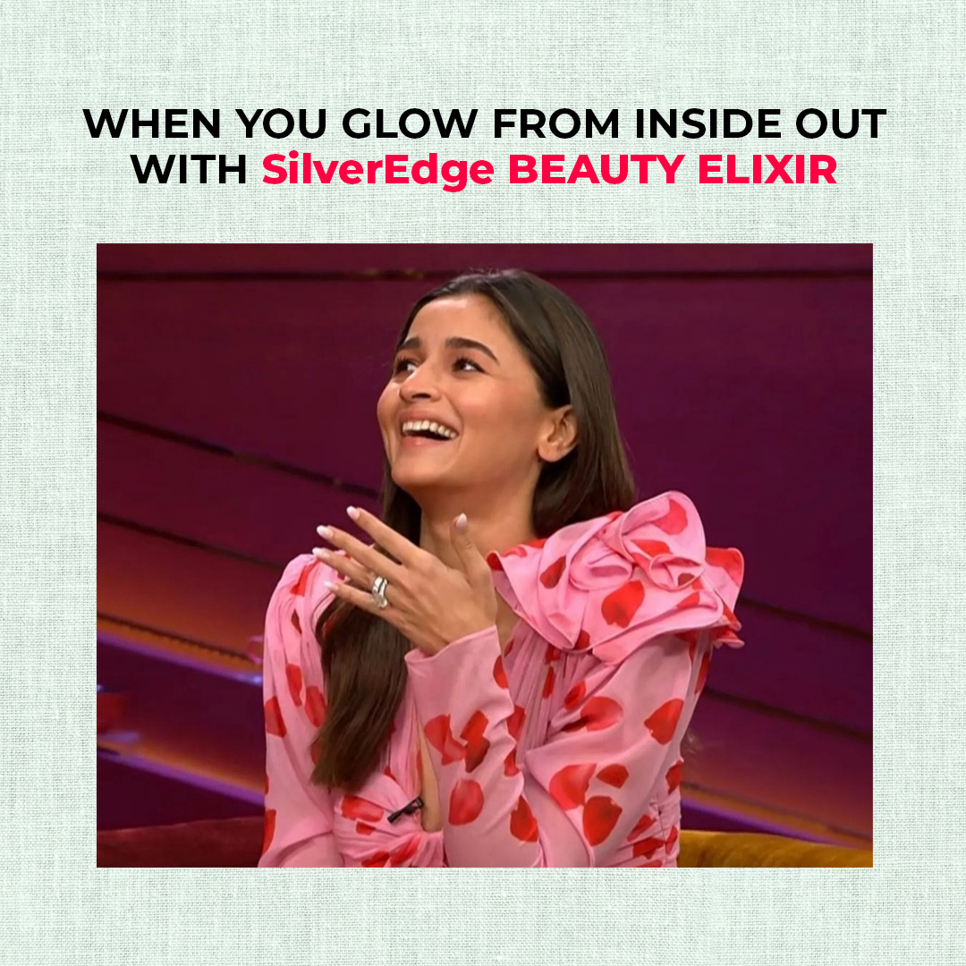 getsilveredge's tweet photo. Shine, even when you're tired ✨

#getsilveredge #silveredgeindia #beautyelixir #glowinggracefully #nutraceuticals #skincare #momentmarketing https://t.co/ikeXcDYy3I