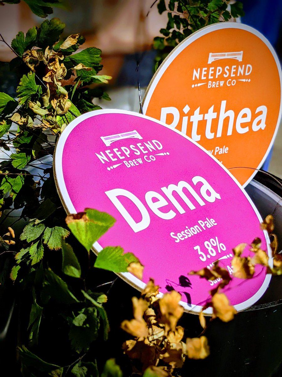 In an unusual act of good timing, we've got two new light and summery cask beers fresh out next week. Dema, a 3.8% Session Pale hopped with Azacca & Sabro, and Pitthea, a 4.2% Hazy Pale. The trade mailer has gone out this morning, so get in touch if you fancy some!