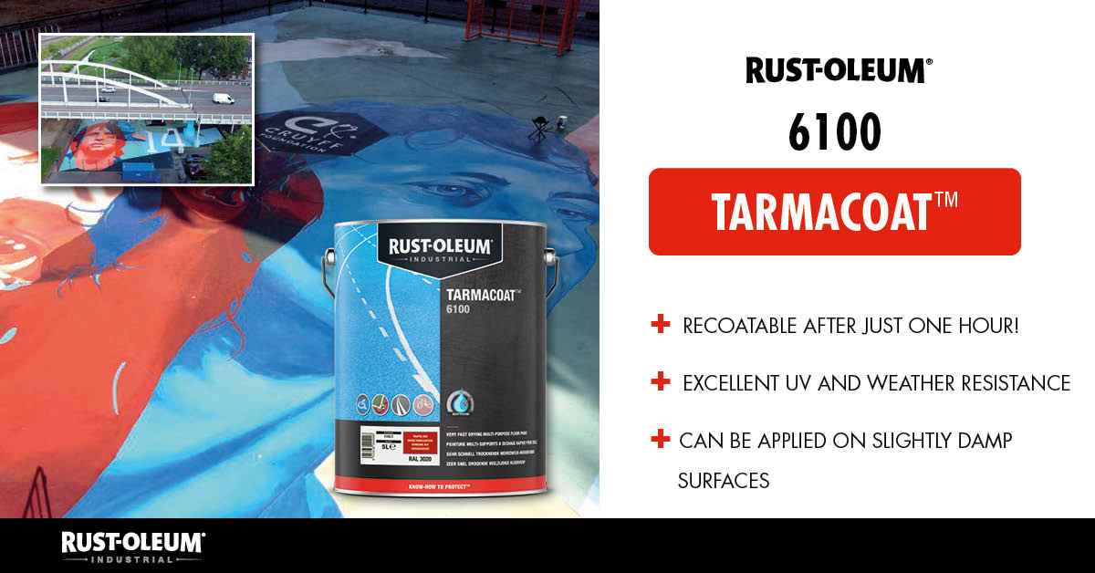 The transformation of a grey, desolate open space into a meeting place for games and sports. ⚽ Dreamcourts placed in Rotterdam a Johan Cruyff Court using Rust-Oleum Tarmacoat. 

This guarantees the safety and quality of this area for the next generation: bit.ly/3yPJUk4