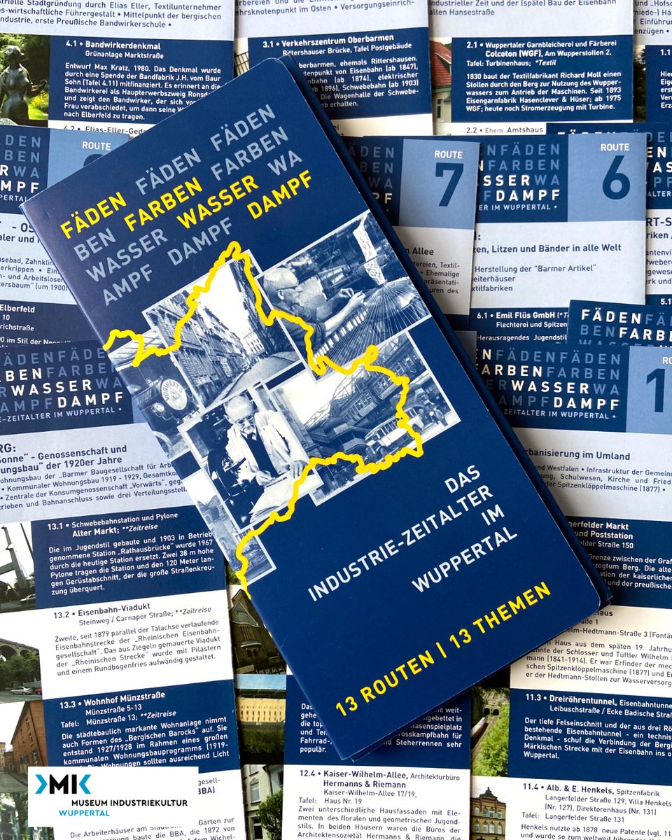 Ihr sucht noch Inspiration fürs #Wochenende? Dann entdeckt #Wuppertal mit 13 Stadtteilrouten zur Industrie- und Sozialgeschichte. Im #Engelspavillon gibt es die Routen kostenlos in gedruckter Form oder als digitale Themenkarten hier online ➡️mi-wuppertal.de/industriekultu…