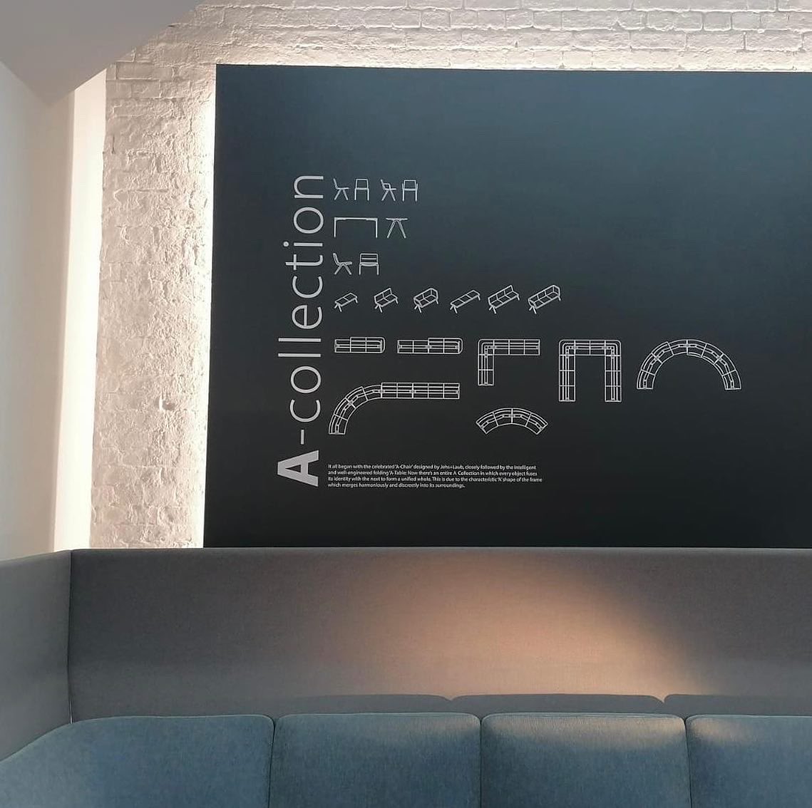 adelphigraphics's tweet photo. Detailed white vinyl cut decals for a furniture showroom, installed by our experienced team 💪🏼👍🏼👌🏼 https://t.co/cnoOvX8w22