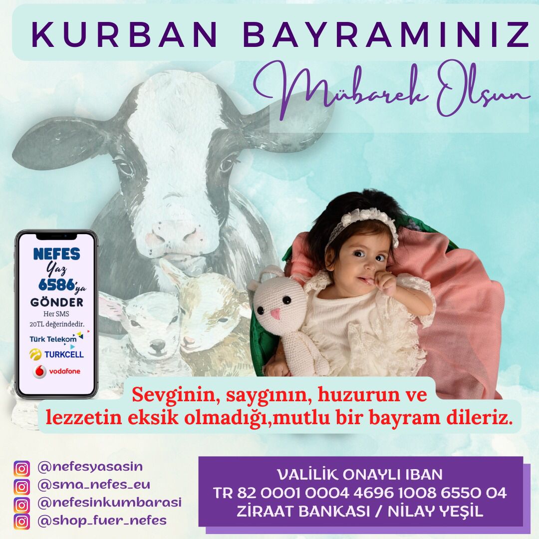 nefesyasasin's tweet photo. Kurban bağışlarınız Nefes bebeğimize nefes olsun.🙏

B��R BEBEĞE ÇOCUKLUĞUNU VERELİM...

Haydi Türkiye evladın nefes almak için senden yardım bekliyor..

Destek için ⬇️
https://t.co/g4rECHieqH 

#yks2022
#Urfa
#suriyeliler #Japan #Covid_19 #hayirlicumalar #Akbank #BinanceTurns5 https://t.co/jjcQGpAezj