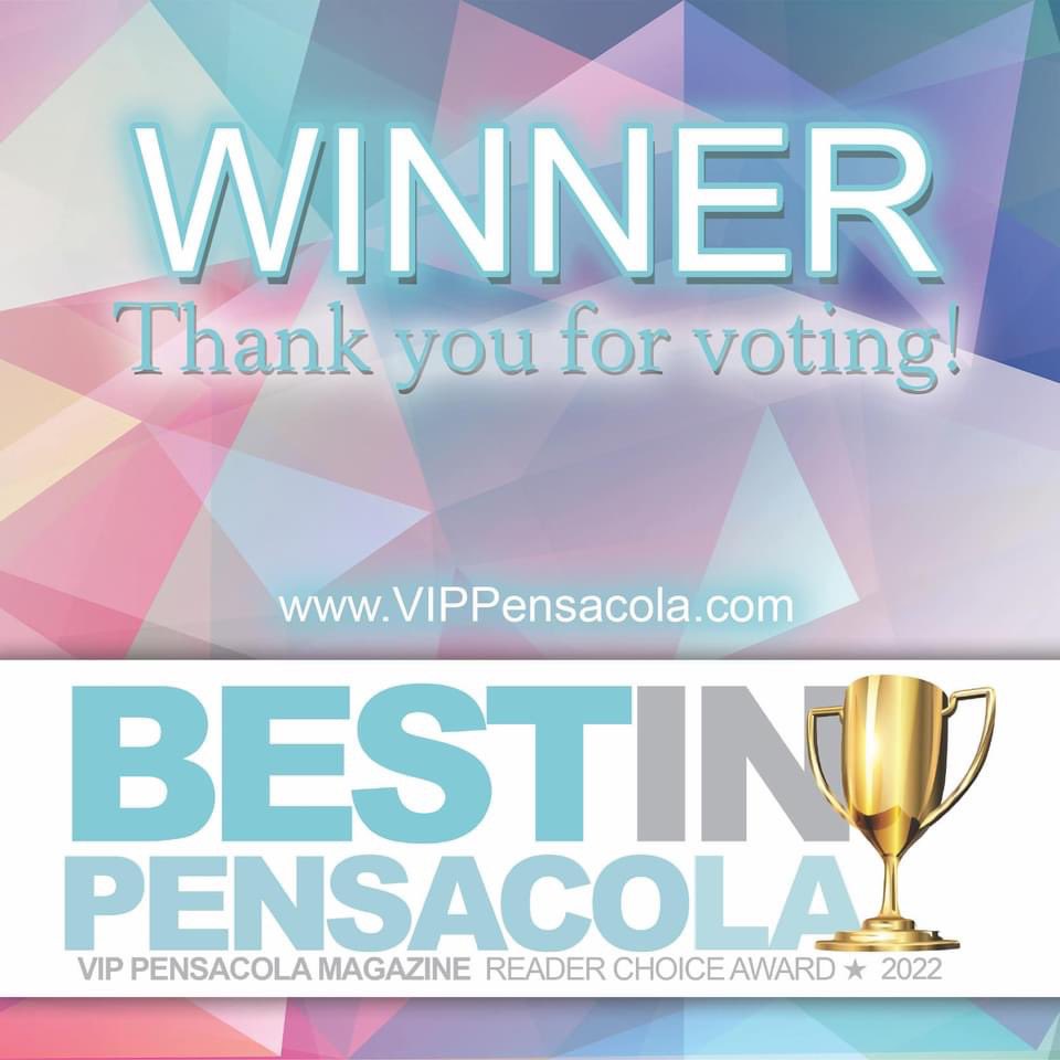 The Watson Firm is honored to be named Pensacola’s best law firm in VIP Pensacola Magazine’s Reader Choice Awards 2022.

For weeks, thousands of readers logged on to nominate Pensacola area businesses. The top ten nominations were then put up for a vote. We came out on top!