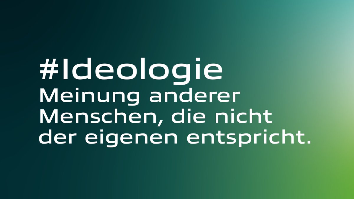ennowsteffens's tweet photo. Immer wenn der Begriff #Ideologie benutzt wird denke ich mir „Aha, die #Meinung anders denkender Menschen ist also ideologisch. Ideologien sind schlecht. Also muss die Meinung anderer Menschen falsch sein. Die eigene Meinung ist gut und damit richtig.“ https://t.co/OqifGl3noK