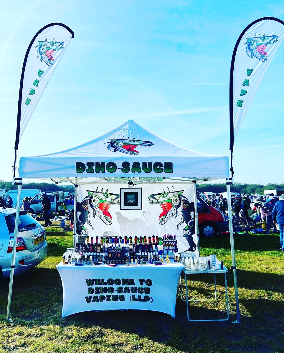 Look out for us tomorrow @sadlersfarmbootsale selling all your vaping essentials! Or, buy online &amp; get your order delivered to your door!! #bootsale #vaping #freepostage #sayhi #vapetricks #vaping #vaporwave #vaper #vapers #vapes #buy #shop #dinosauce #mrsdino #lovetovape #essex