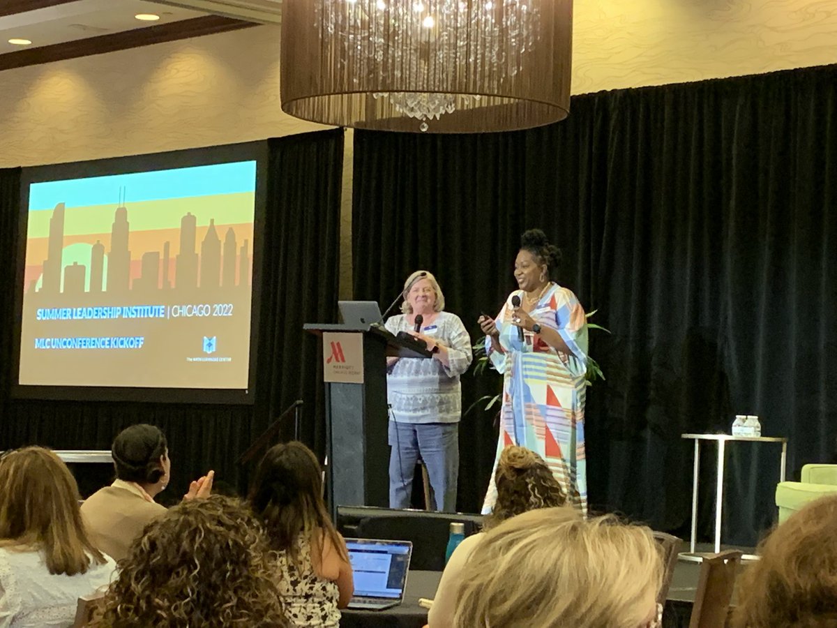 Thank you Nataki and Susan for hosting and leading us during the MLC Summer Leadership Institute! The 1st UNconference was a powerful way to hear voices and strengthen connections! #slichi22!  @MyMathCafe @MLCmath