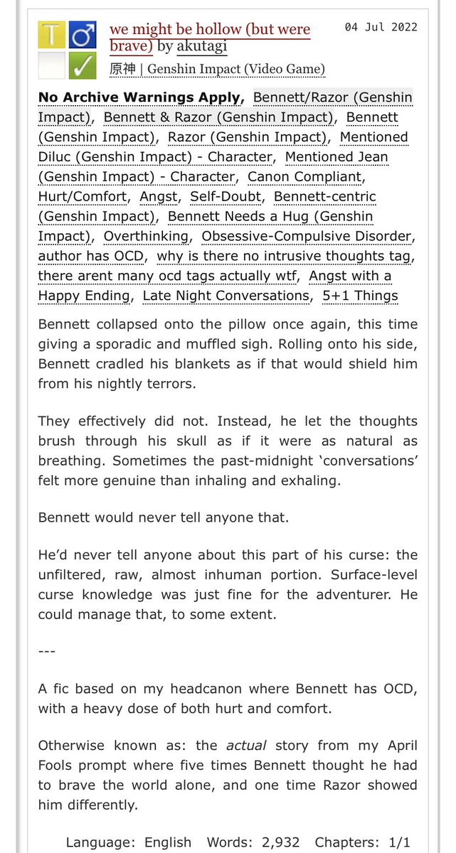 akutagi's tweet photo. happy 50 overall fic on ao3 to me and happy new rannett fic !! https://t.co/wp72iXcqbi https://t.co/i5OWzkEjJc