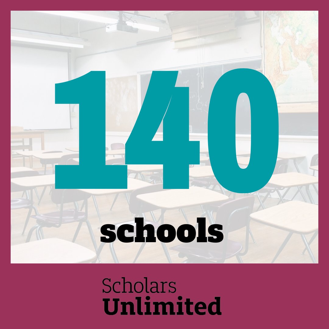 It’s #FunFact Friday! This summer, Scholars Unlimited is serving young students who come from 140 different Denver-area schools!