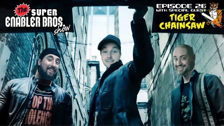 CorpseFlood's tweet photo. Took a bit, but the new episode of the #SuperEnablerBros show is out now! This episode we are joined by @ChainsawTiger to discuss a slew of cool stuff, #TheBoys #ObiWan #MsMarvel and of course spin that wheel for #BacklogRoulette check it out here: https://t.co/MML9LwLGww https://t.co/oBkqisla4k